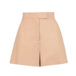 LAMBSKIN LEATHER SHORTS